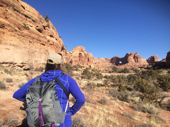 Hiking in Moab