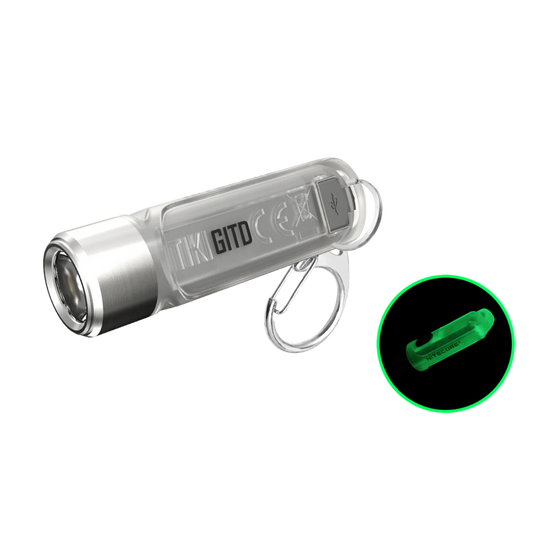 Nitecore TIKI 300 Lumen USB-C Rechargeable Keychain Flashlight