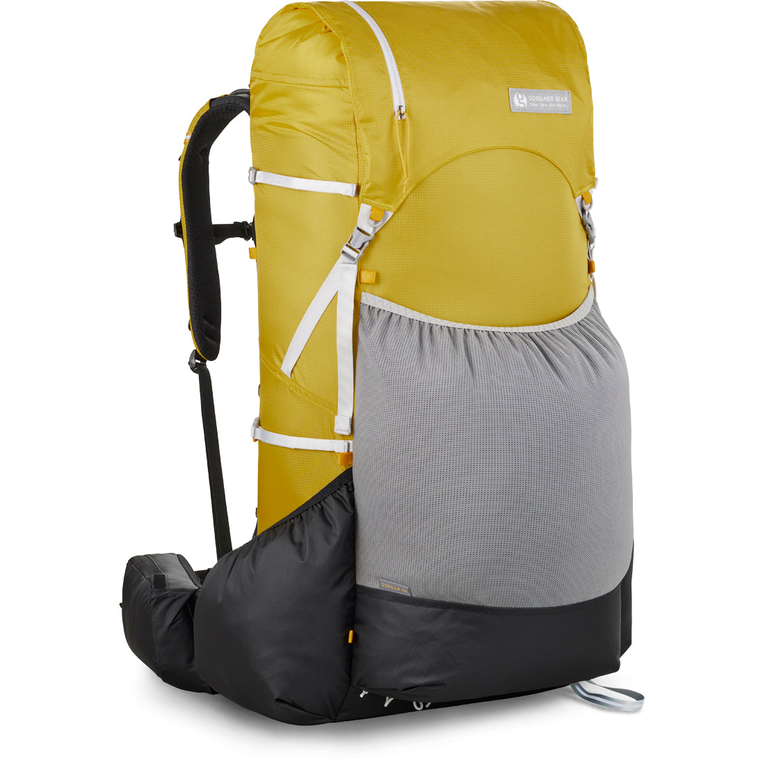 Gorilla 50 Ultralight Backpack Yellow / Small / S/M Curved PVT Hipbelt