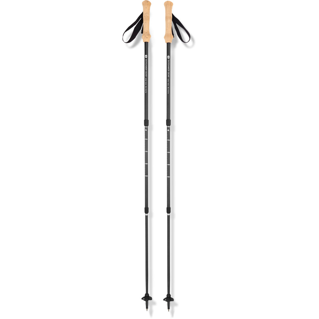 best portable fishing pole for hiking Gossamer Gear LT5 Three Piece Carbon Trekking Poles