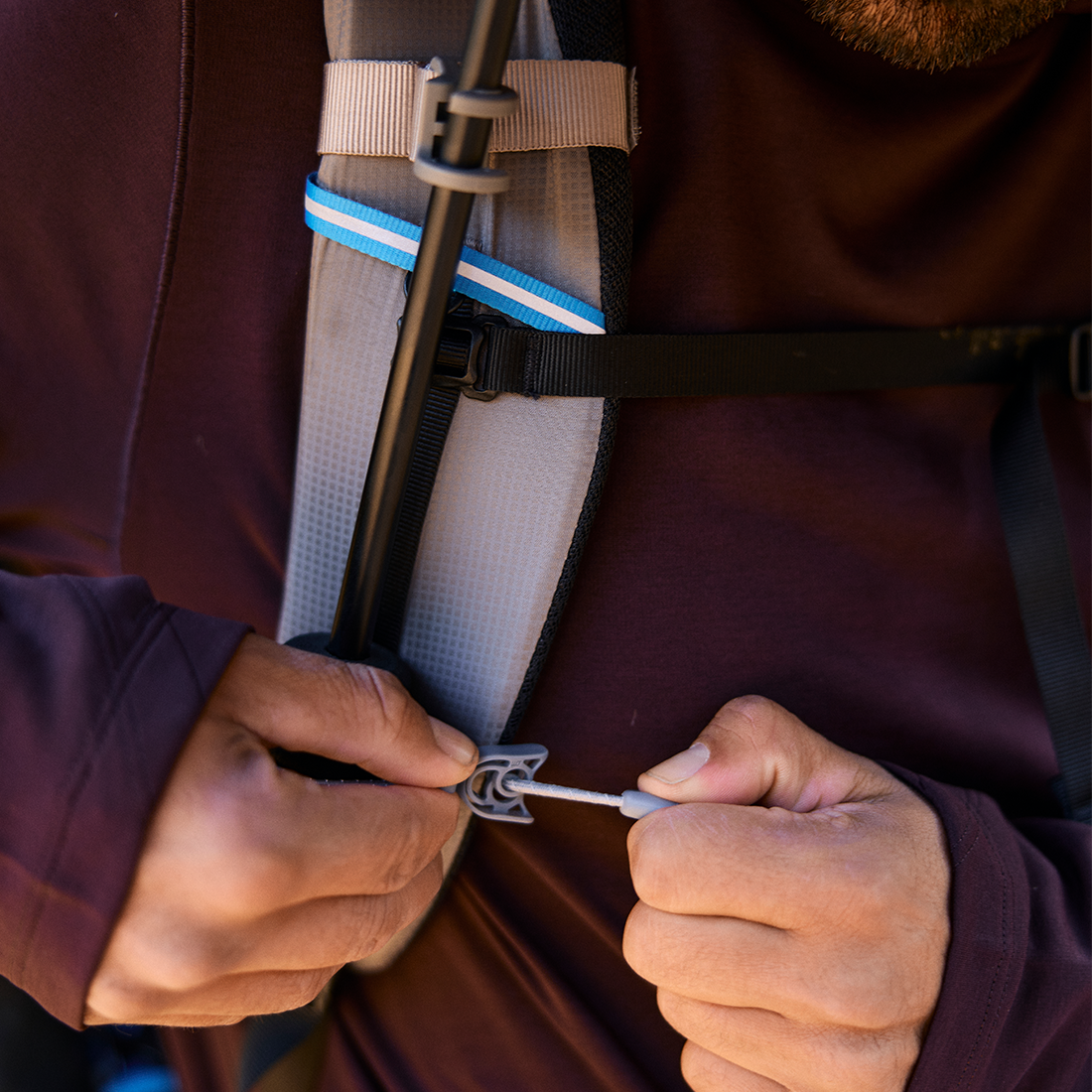 gossamer gear handsfree umbrella clamp Gossamer Gear Handsfree Umbrella Clamp