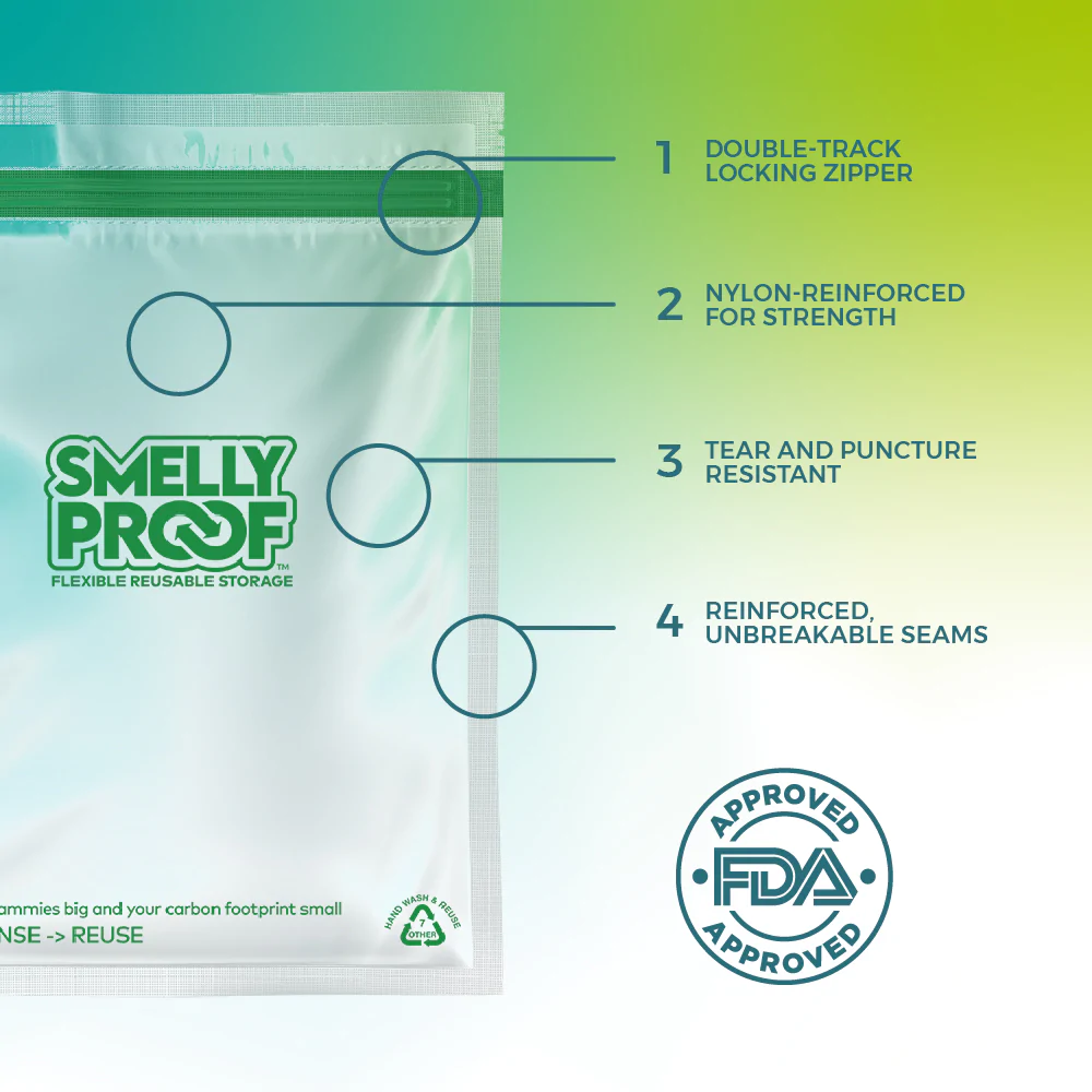 Smelly Proof Clear Flat Storage Bags – Gossamer Gear
